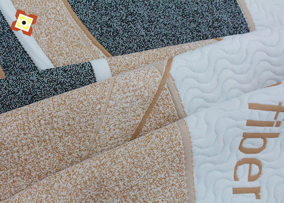 বিলাসবহুল পলিয়েস্টার OEM গদি Quilting ফ্যাব্রিক বোনা Jacquard