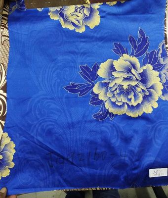 210 সেমি প্রস্থ 80gsm রয়েল ব্লু পলিয়েস্টার ফ্যাব্রিক গদি রাঁধা জন্য