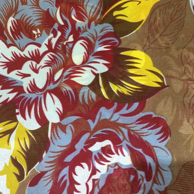 পিগমেন্ট মুদ্রিত সহ অ্যান্টি ওয়াটার 70gsm ট্রাইকোট পলিয়েস্টার কুইলটিং ফ্যাব্রিক