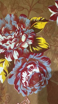 পিগমেন্ট মুদ্রিত সহ অ্যান্টি ওয়াটার 70gsm ট্রাইকোট পলিয়েস্টার কুইলটিং ফ্যাব্রিক