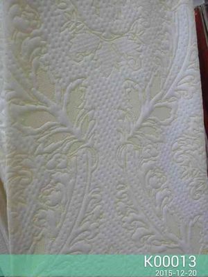 160gsm হোয়াইট Jacquard ফ্যাব্রিক বেডিং এন্টি ডাস্টের জন্য